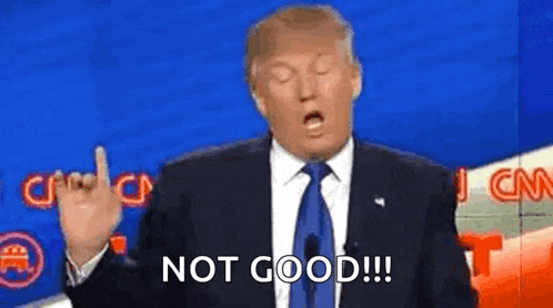 donald trump, not good, personal injury lawyer marketing