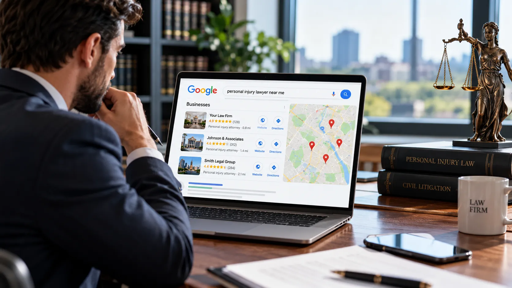 How does Local SEO for lawyers help you compete with larger law firms?